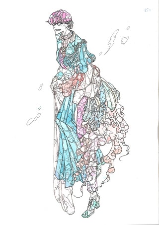 全国高校生ウェディングドレスデザイン画コンクール 2023優秀賞